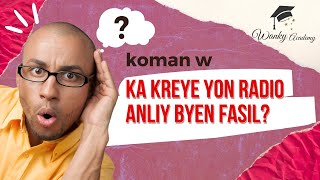 jan pouw kreye yon radio anliy byen fasil