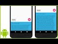 Move Views out of the Way with dodgeInsetEdges - Android Studio Tutorial