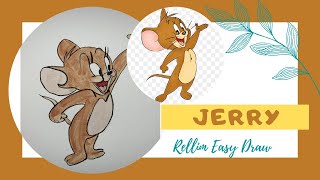 Easy draw Jerry. Draw Tom and Jerry. Tom & Jerry. #tomandjerry #jerry #mouse #draw