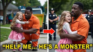 WHITE Girl Runs Crying to BLACK Garbage Man—Minutes Later, Police Block the Street