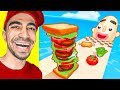 اطول ساندوتش في العالم 🥪😱 - Sandwich Runner