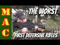 Picking the wrong defensive rifle.