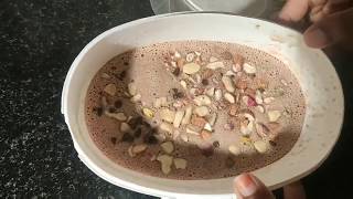 சாக்லேட் ஐஸ் கிரீம் / Chocolate Icecream with Dry Fruits