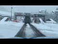 【車載動画】東海北陸自動車道　飛騨清見ic～白川郷ic 日本屈指の特別豪雪地帯