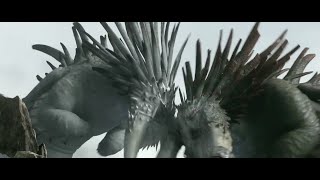 How to Train Your Dragon 2: Valka's Bewilderbeast vs Drago's bewilderbeast