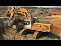 Liebherr 976 Excavator Loading Trucks - Kivos Ate