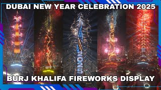 HD Dubai New Year Celebration 2025 - Burj Khalifa Fireworks Display