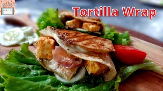 Paneer Wrap Recipe | Trending Tortilla Wrap | Paneer Tikka Tortilla Wrap