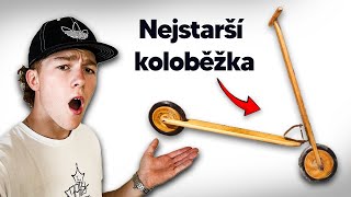 JEZDÍM NA NEJSTARŠÍ KOLOBĚŽCE!