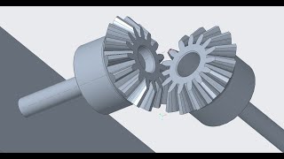 L17: Bevel gear meshing in PTC Creo Mechanism