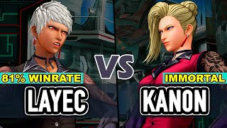 KOF XV ▰ LAYEC (Vice/O.Chris/Goenitz) vs KAN0N (Mature/Shingo/Goenitz)