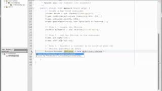 OOP Java Swing Events 6/8