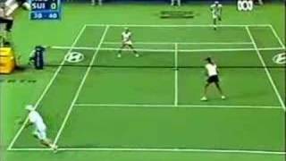 Federer & Mirka vs Hewitt & Molik - part 2