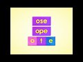 -ose, -ope, -ote l Long Vowel o l Word Chant l Phonics Monster