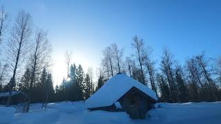 Kainuun Korpi Elämää Lehtovaara.Finland.