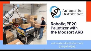 Palletizing Process with the Robotiq PE20 and Modsort ARB