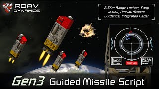 Rdav's Gen3 Missile Script (Cinematic Space Engineers)