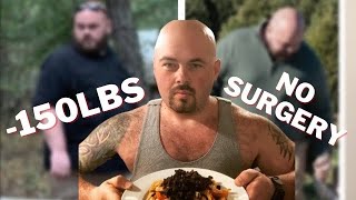 I lost 150 pounds without surgery | how to track calories | weight loss story