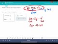 ALEKS: Finding the slope and y-intercept of a line given its equation in the form Ax + By = C