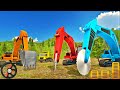 Heavy Excavator Rock Mining Stone Cutter Simulator - Heavy Construction Machines - Android Gameplay