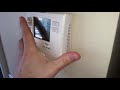 Pro1 IAQ Programmable A/C Furnace Thermostat - How To Take It Off the Wall - Model T705 - Remove
