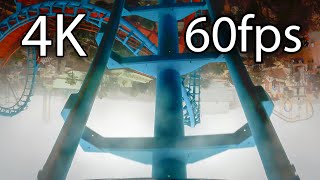 Boomerang front seat on-ride 4K POV @60fps Six Flags Fiesta Texas