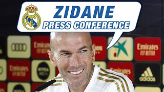 Zidane's press conference ahead of Atlético de Madrid