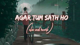Agar tum sath ho| slow and reverb| arijit singh|textaudio|lyrics audio|lofi song