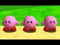 Kirby in Super Mario 64 (3 Players) - Full Game 100% Walkthrough