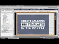 How Do I Create a New HMI Template in TIA Portal?