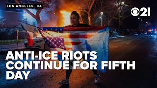 Trump doubles National Guard deployment as violent LA protests go into fifth day