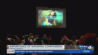Columbine survivor speaks to students