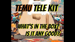 Junk or Treasure? TEMU Tele Guitar Kit Review