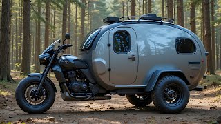 The Perfect Tiny Home on Wheels – 2025 Hybrid Motorcycle Camper!