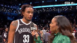 Nic Claxton on the Nets' win over the Heat