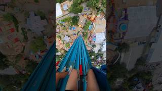 POV: going STRAIGHT DOWN on a DROP TOWER 😳 #shorts