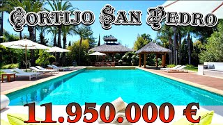 € 11,950,000 CORTIJO SAN PEDRO, Guadalmina Baja / IMPRESSIVE MANSION at 200m. del Mar / Dual Audio