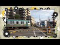 さいしょの踏切　東武野田線　japan railway crossing tobu noda line railway saitama japan