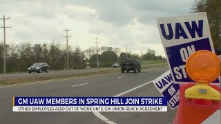 General Motors UAW members in Spring Hill join strike