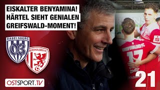 Eiskalt! Jens Härtel sieht genialen Greifswald-Angriff | Regionalliga Nordost