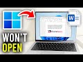 How To Fix Word Documents Not Opening In Windows - Full Guide