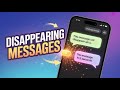 How to Send Disappearing Messages on iPhone