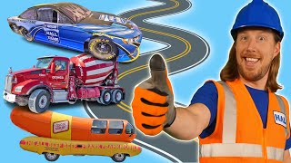 Amazing Vehicles with Handyman Hal | Trucks and Cars for Kids