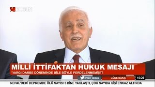 MİLLÎ İTTİFAK'tan Hukuk Mesajı