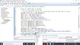 JavaFX - Menu , MenuBar, MenuItem ,creating Submenu - Java Programming - CSE1007