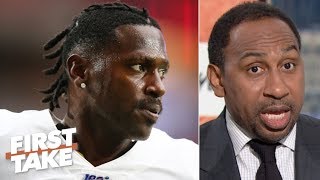 Antonio Brown's behavior is embarrassing - Stephen A. is over the helmet drama | First Take