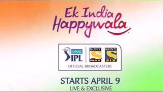 Ek India Happywala¦¦Theme Song¦¦Vivo IPL 2016¦¦Lyrics in Description
