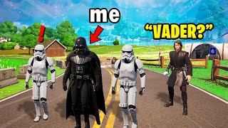 I Pretended Darth Vader is BACK in Fortnite