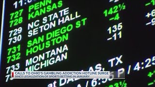 Calls to Ohio problem gambling hotline surge since legalized sports betting