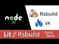 Lit with rsBuild | Quick Set Up
